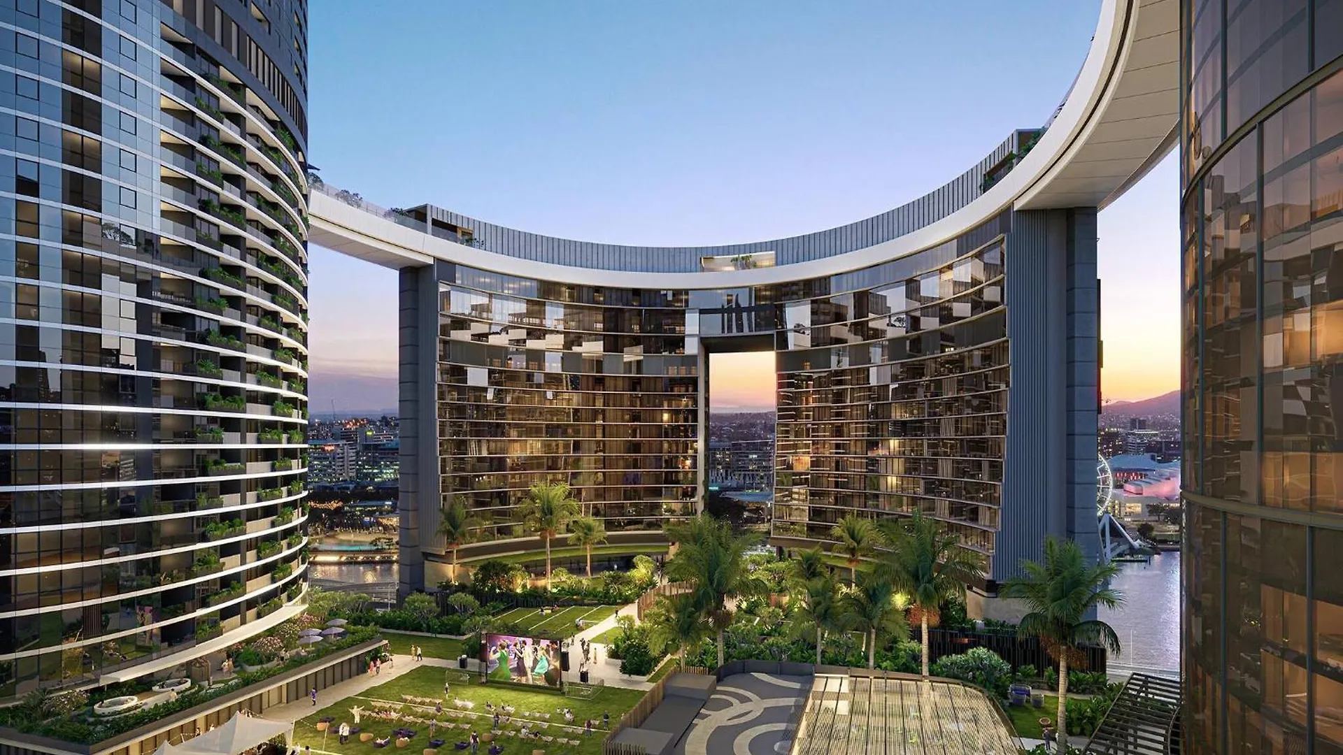 The Queens Perch - Lv 42 Luxury Riverview Apartment On The Star Casino Bne Brisbane