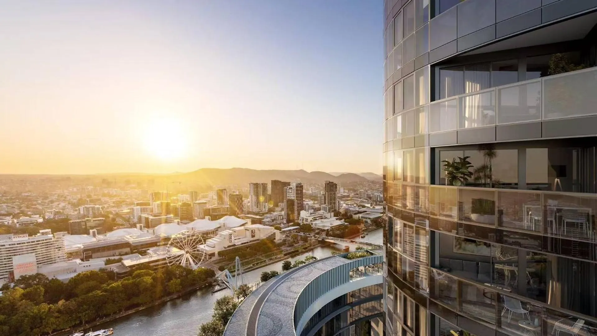 The Queens Perch - Lv 42 Luxury Riverview Apartment On The Star Casino Bne Brisbane